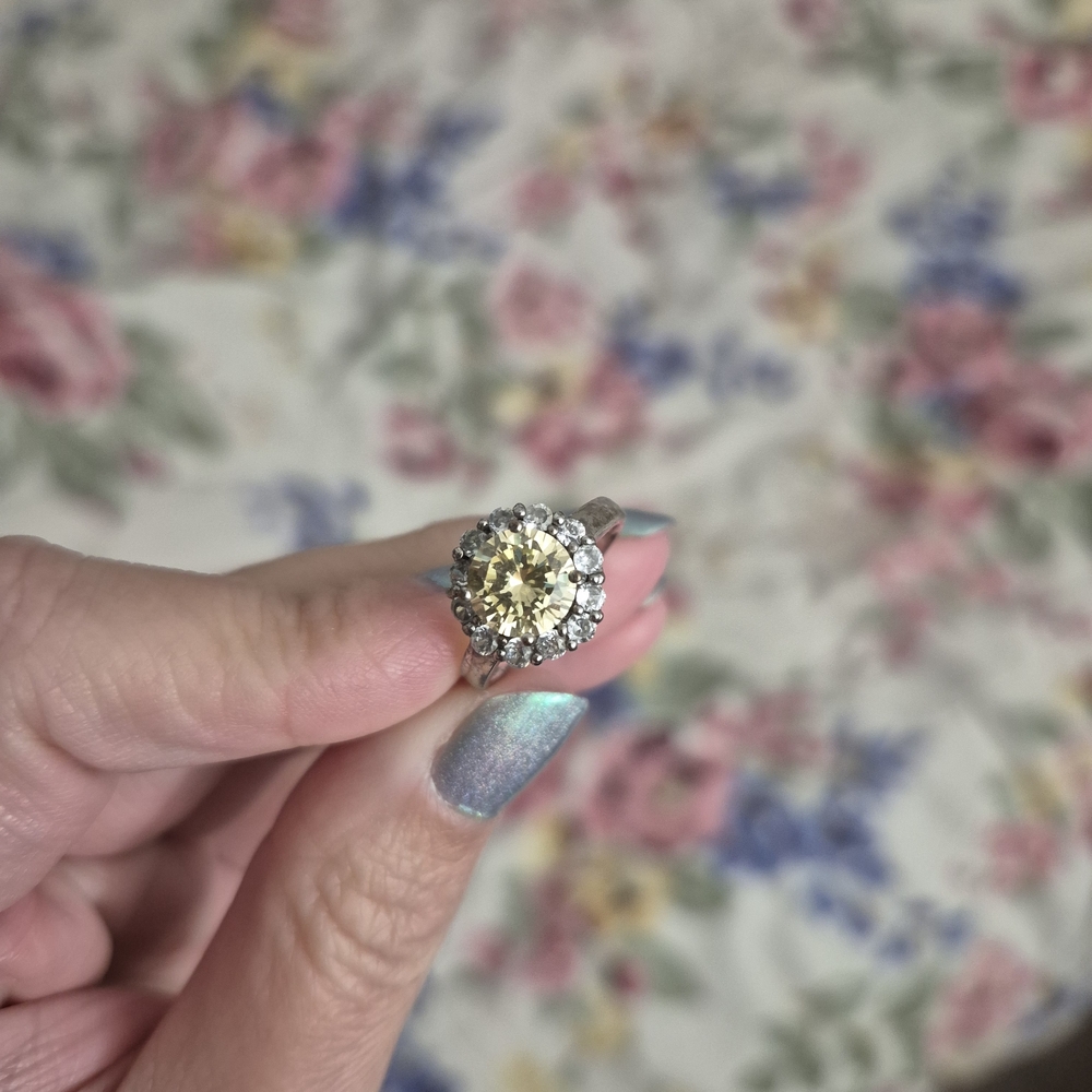 Sterling Silver Citrine Ring